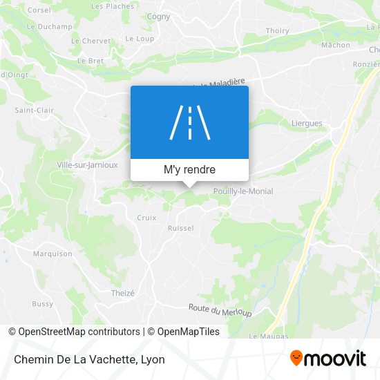 Chemin De La Vachette plan