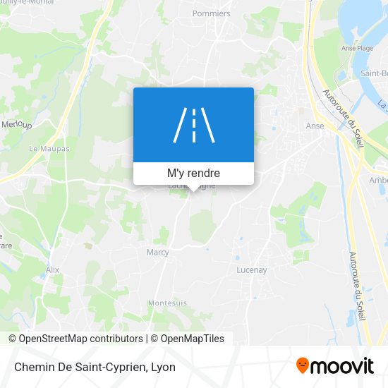 Chemin De Saint-Cyprien plan