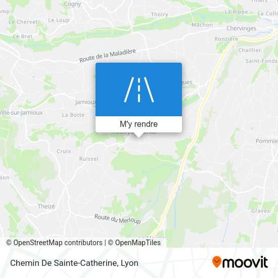 Chemin De Sainte-Catherine plan