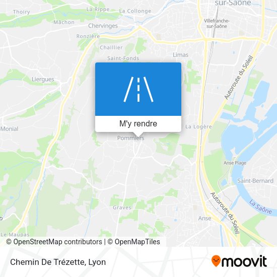 Chemin De Trézette plan