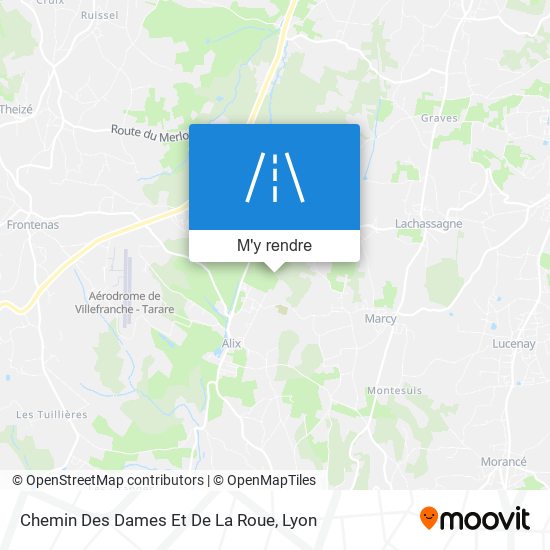 Chemin Des Dames Et De La Roue plan