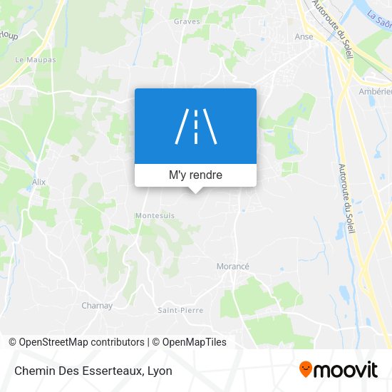 Chemin Des Esserteaux plan