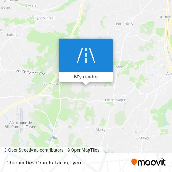 Chemin Des Grands Taillis plan
