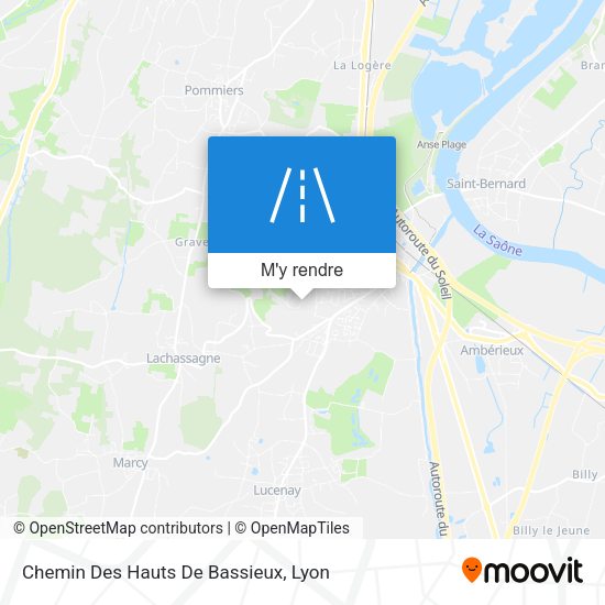 Chemin Des Hauts De Bassieux plan