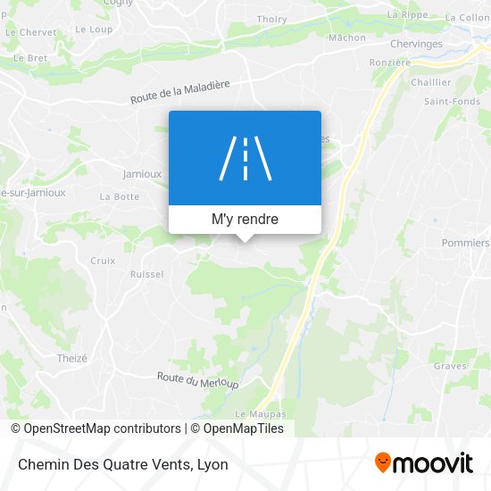 Chemin Des Quatre Vents plan