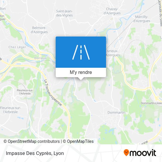 Impasse Des Cyprès plan