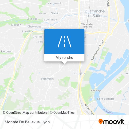 Montée De Bellevue plan