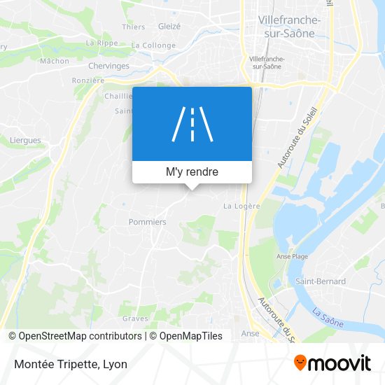 Montée Tripette plan