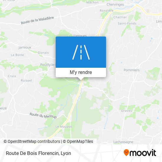 Route De Bois Florencin plan