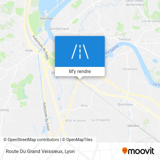 Route Du Grand Veissieux plan