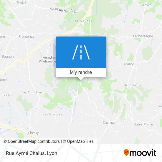 Rue Aymé Chalus plan