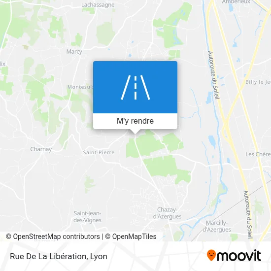 Rue De La Libération plan