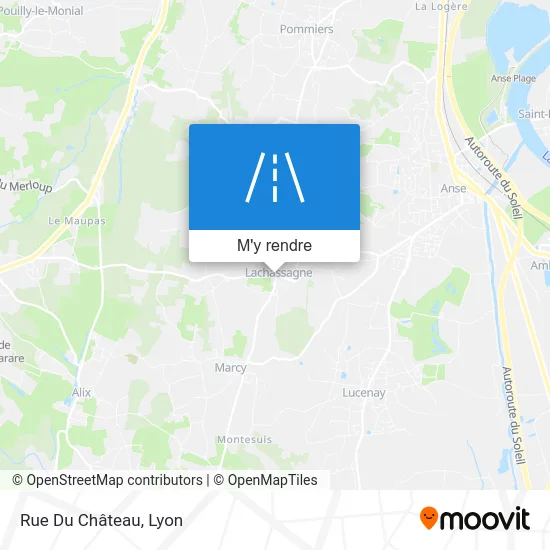 Rue Du Château plan