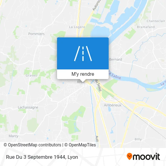 Rue Du 3 Septembre 1944 plan