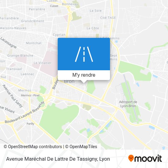 Avenue Maréchal De Lattre De Tassigny plan