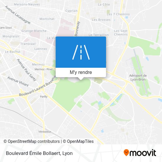 Boulevard Émile Bollaert plan