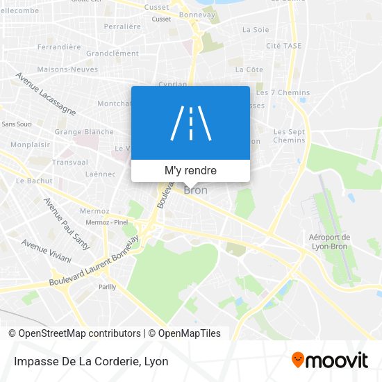 Impasse De La Corderie plan