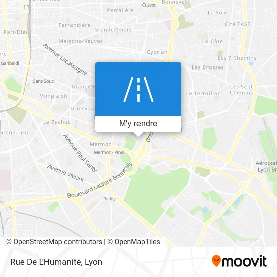 Rue De L'Humanité plan