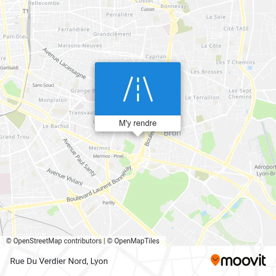 Rue Du Verdier Nord plan