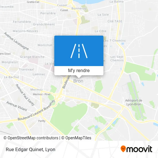 Rue Edgar Quinet plan