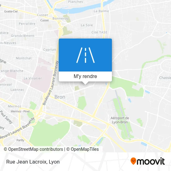 Rue Jean Lacroix plan