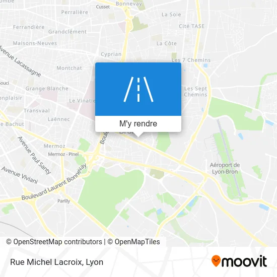 Rue Michel Lacroix plan