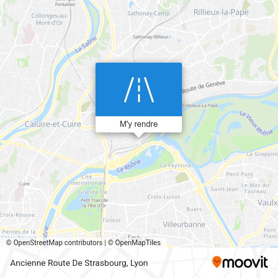 Ancienne Route De Strasbourg plan