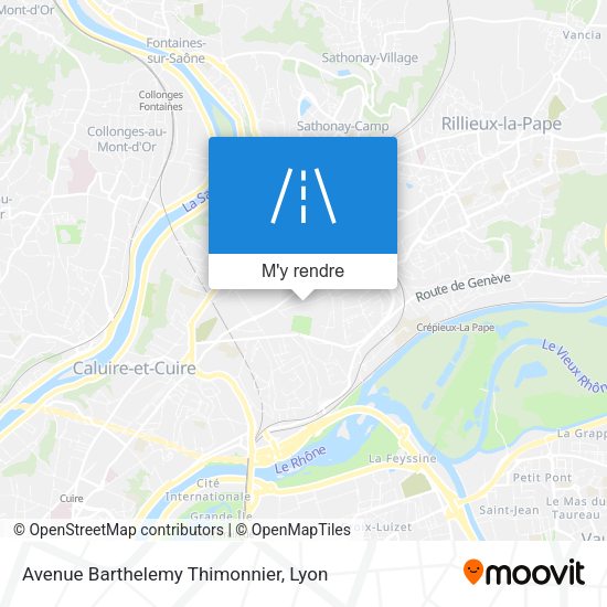 Avenue Barthelemy Thimonnier plan