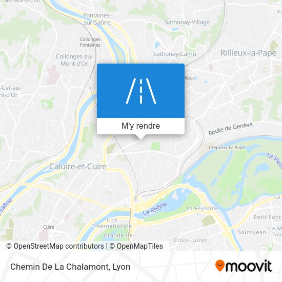 Chemin De La Chalamont plan