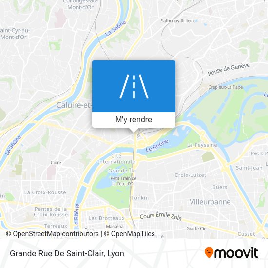 Grande Rue De Saint-Clair plan