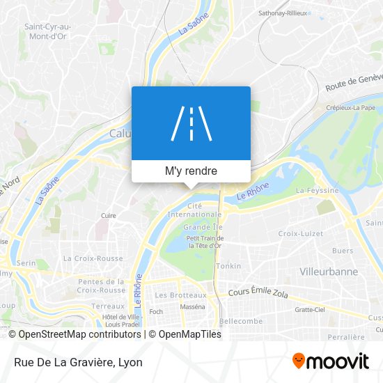 Rue De La Gravière plan
