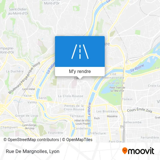 Rue De Margnolles plan