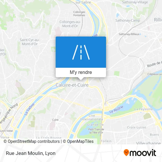 Rue Jean Moulin plan