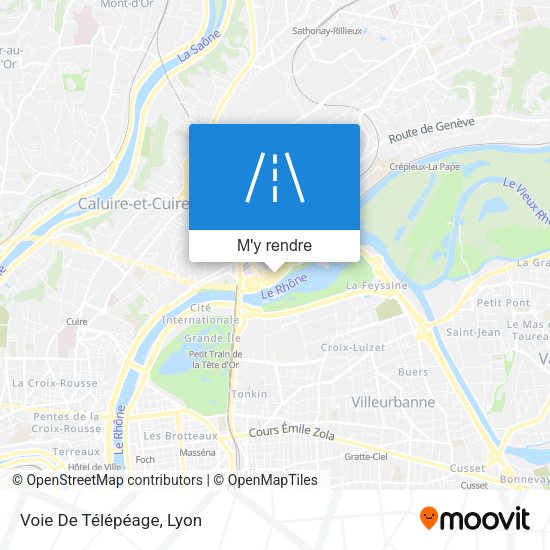 Voie De Télépéage plan