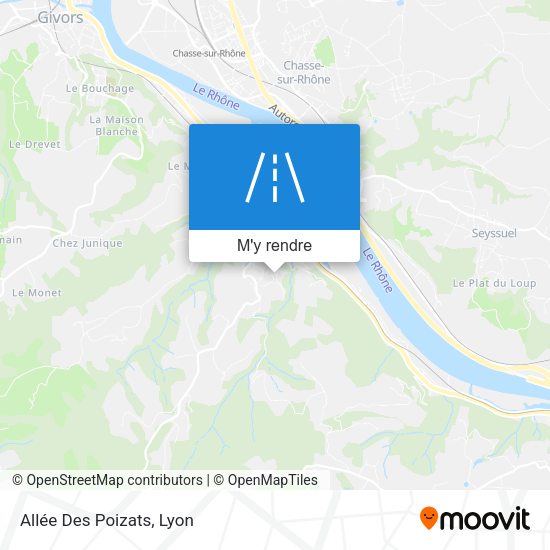 Allée Des Poizats plan