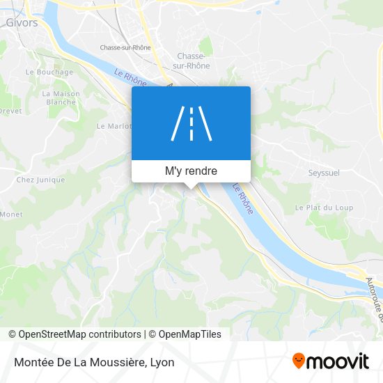 Montée De La Moussière plan