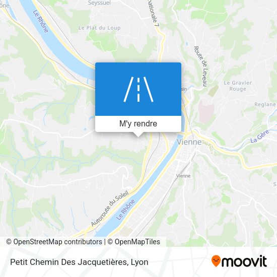 Petit Chemin Des Jacquetières plan