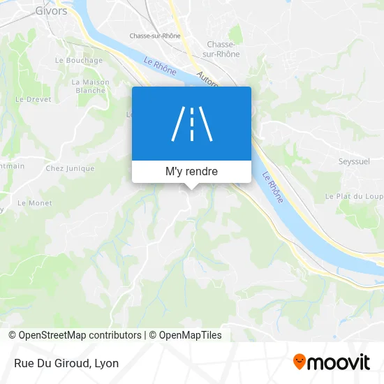 Rue Du Giroud plan