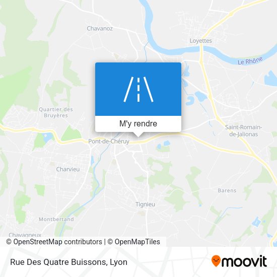 Rue Des Quatre Buissons plan