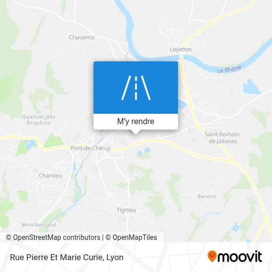 Rue Pierre Et Marie Curie plan