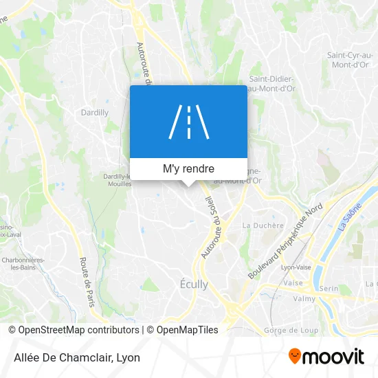 Allée De Chamclair plan