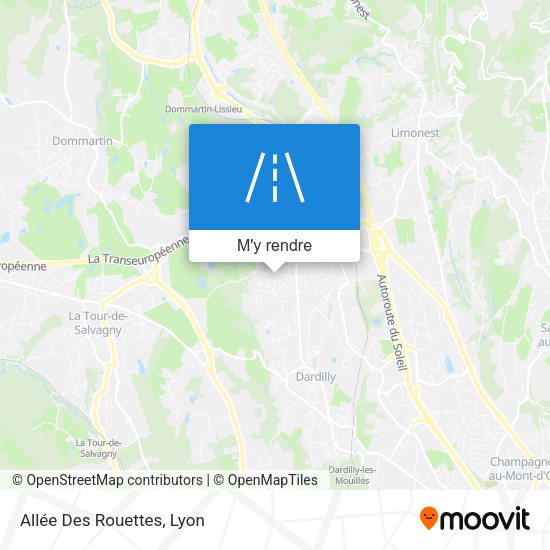 Allée Des Rouettes plan