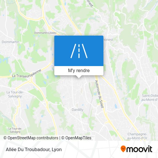 Allée Du Troubadour plan