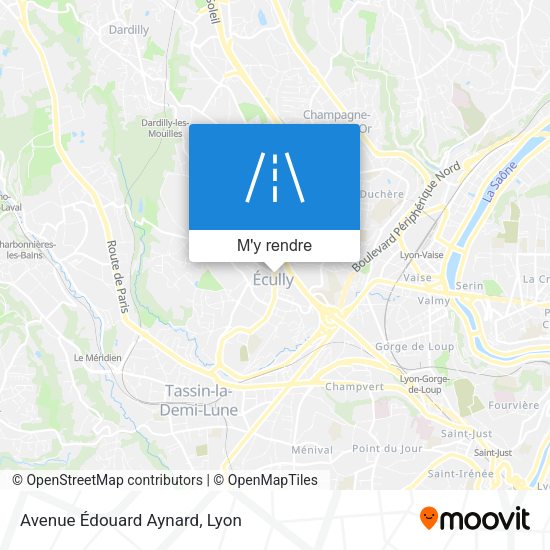 Avenue Édouard Aynard plan