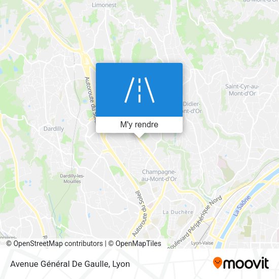 Avenue Général De Gaulle plan