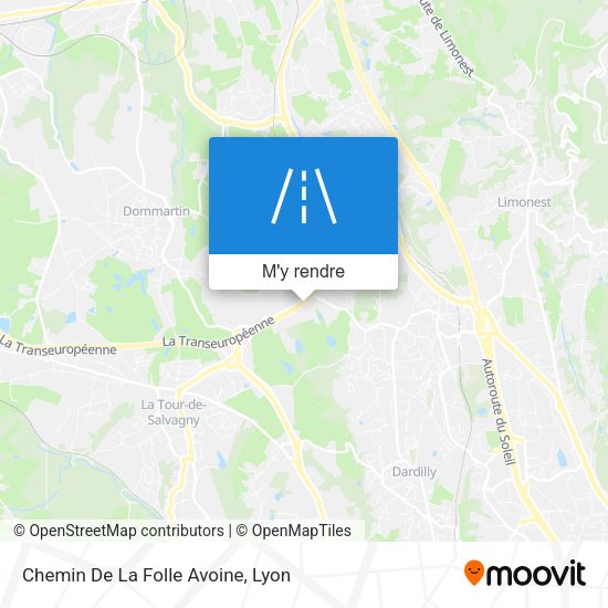 Chemin De La Folle Avoine plan