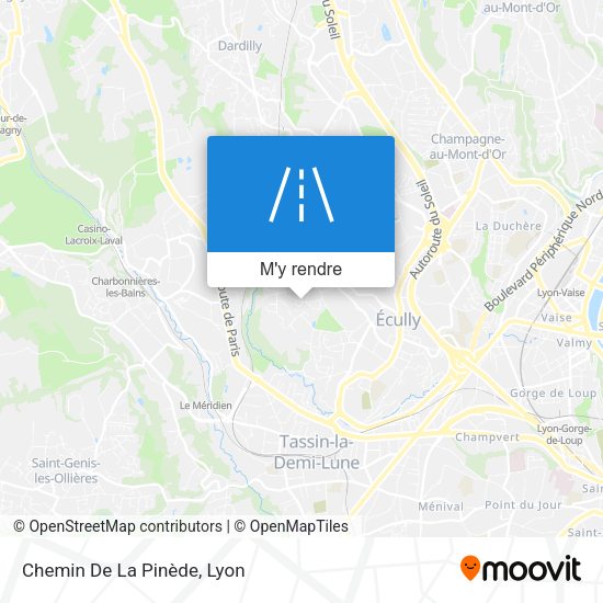 Chemin De La Pinède plan