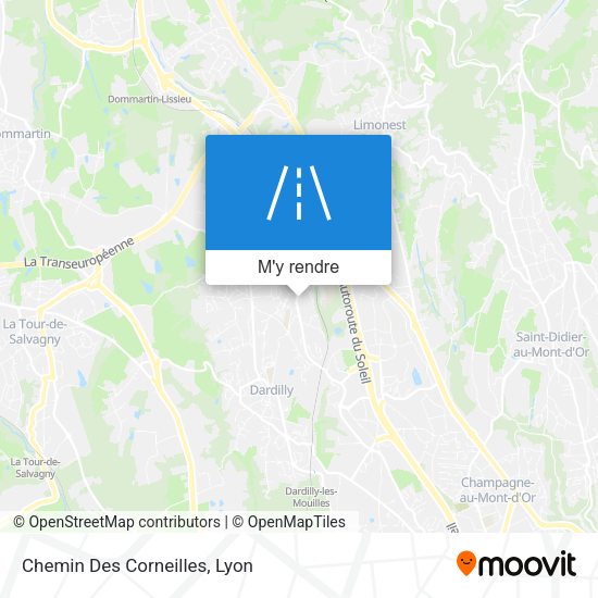 Chemin Des Corneilles plan