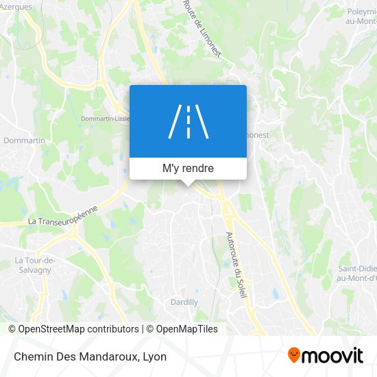 Chemin Des Mandaroux plan