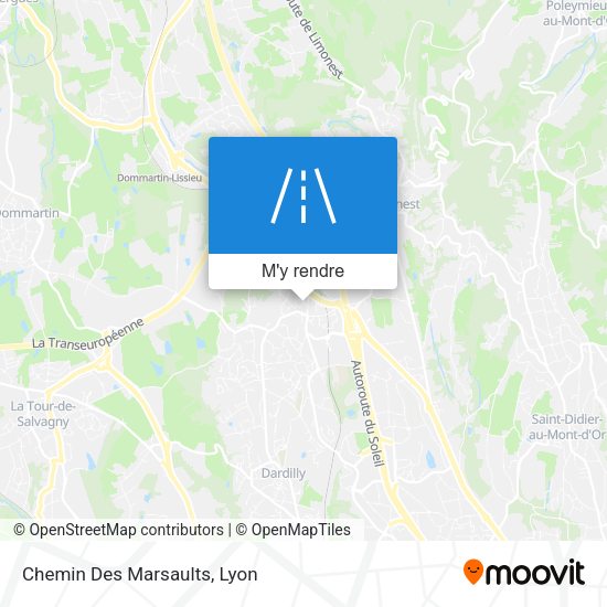 Chemin Des Marsaults plan